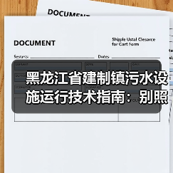 黑龙江省建制镇污水设施运行技术指南：别照着抄，会出大问题（图3）