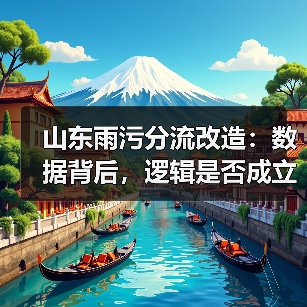 山东雨污分流改造：数据背后，逻辑是否成立？（图4）