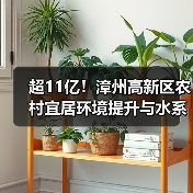 超11亿！漳州高新区农村宜居环境提升与水系综合治理项目特许经营二次招标