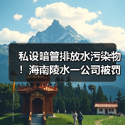 私设暗管排放水污染物！海南陵水一公司被罚！（图2）