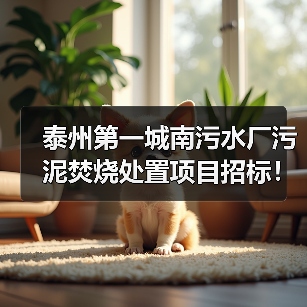 泰州第一城南污水厂污泥焚烧处置项目招标！（图2）