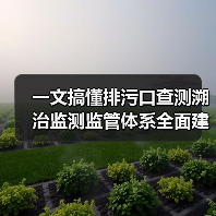 一文搞懂排污口查测溯治监测监管体系全面建成意味着什么（图2）