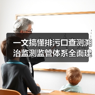 一文搞懂排污口查测溯治监测监管体系全面建成意味着什么