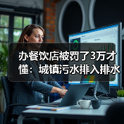 办餐饮店被罚了3万才懂：城镇污水排入排水管网许可管理办法到底管什么？（图2）