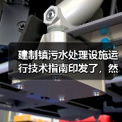 建制镇污水处理设施运行技术指南印发了，然后呢？