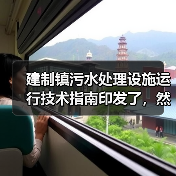建制镇污水处理设施运行技术指南印发了，然后呢？（图2）