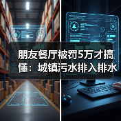 朋友餐厅被罚5万才搞懂：城镇污水排入排水管网许可管理办法到底管什么（图2）