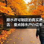 排水许可制度的真实覆盖：重点排水户办证率为什么卡在六成