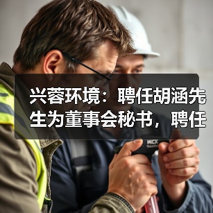 兴蓉环境:聘任胡涵先生为董事会秘书,聘任赵健先生为副总经理(图2) 兴蓉环境:聘任胡涵先生为董事会秘书,聘任赵健先生为副总经理(图2)