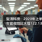 复洁科技：2020年上半年营收同比大增122.13%