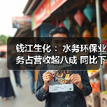 钱江生化 :水务环保业务占营收超八成 同比下降11.85%(图3) 钱江生化 :水务环保业务占营收超八成 同比下降11.85%(图3)