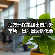 地方环保集团出击海外市场，出海国资队伍要来了？