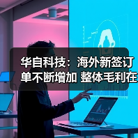 华自科技：海外新签订单不断增加 整体毛利在20%以上