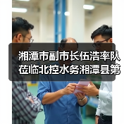 湘潭市副市长伍浩率队莅临北控水务湘潭县第一污水处理厂调研指导(图4) 湘潭市副市长伍浩率队莅临北控水务湘潭县第一污水处理厂调研指导(图4)