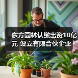 东方园林认缴出资10亿元 设立有限合伙企业(图2) 东方园林认缴出资10亿元 设立有限合伙企业(图2)