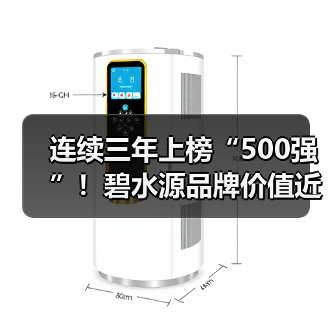 连续三年上榜“500强”！碧水源品牌价值近150亿！