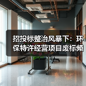 招投标整治风暴下：环保特许经营项目废标频发，倒查13年行动全面展开（图2）