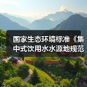 国家生态环境标准《集中式饮用水水源地规范化建设环境保护技术要求（征求意见稿）》