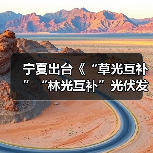 宁夏出台《“草光互补”“林光互补”光伏发电项目生态环境监督办法（试行）》