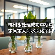 杭州水处理成功中标中东某重大海水淡化项目(图4) 杭州水处理成功中标中东某重大海水淡化项目(图4)