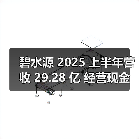 碧水源 2025 上半年营收 29.28 亿 经营现金流 2.5 亿(图4) 碧水源 2025 上半年营收 29.28 亿 经营现金流 2.5 亿(图4)