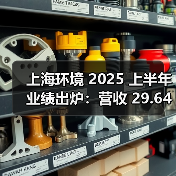 上海环境 2025 上半年业绩出炉:营收 29.64 亿增 5.26%,多业务协同扩版图(图3) 上海环境 2025 上半年业绩出炉:营收 29.64 亿增 5.26%,多业务协同扩版图(图3)