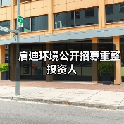 启迪环境公开招募重整投资人(图3) 启迪环境公开招募重整投资人(图3)