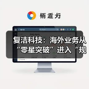 复洁科技:海外业务从“零星突破”进入“规模增长”新阶段(图1) 复洁科技:海外业务从“零星突破”进入“规模增长”新阶段(图1)