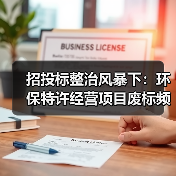 招投标整治风暴下:环保特许经营项目废标频发,倒查13年行动全面展开(图1) 招投标整治风暴下:环保特许经营项目废标频发,倒查13年行动全面展开(图1)