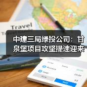 中建三局绿投公司:甘泉堡项目攻坚提速迎来关键节点(图1) 中建三局绿投公司:甘泉堡项目攻坚提速迎来关键节点(图1)