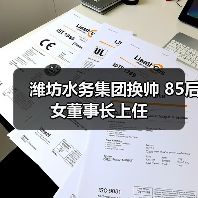 潍坊水务集团换帅 85后女董事长上任(图3) 潍坊水务集团换帅 85后女董事长上任(图3)