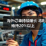海外订单持续增长 毛利维持20%以上(图3) 海外订单持续增长 毛利维持20%以上(图3)