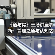 《道与得》三场讲座解析:管理之道与认知之得(图2) 《道与得》三场讲座解析:管理之道与认知之得(图2)