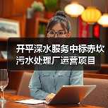 开平深水服务中标赤坎污水处理厂运营项目(图1) 开平深水服务中标赤坎污水处理厂运营项目(图1)