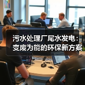 污水处理厂尾水发电:变废为能的环保新方案(图3) 污水处理厂尾水发电:变废为能的环保新方案(图3)