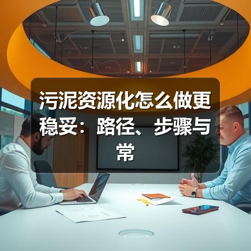 污泥资源化怎么做更稳妥：路径、步骤与常见误区