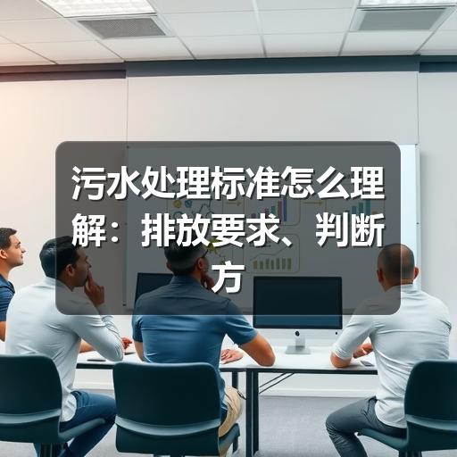 污水处理标准怎么理解：排放要求、判断方法与常见误区
