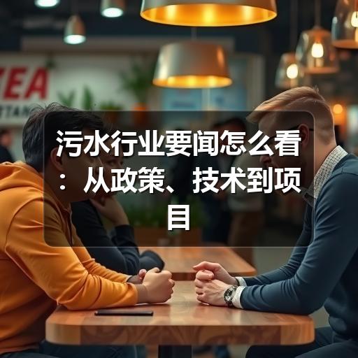 污水行业要闻怎么看:从政策、技术到项目动态的阅读指南