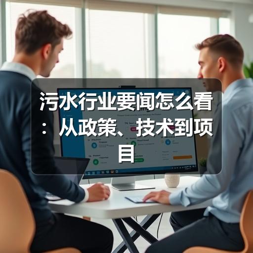 污水行业要闻怎么看：从政策、技术到项目动态的阅读指南