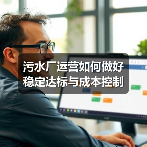 污水厂运营如何做好稳定达标与成本控制