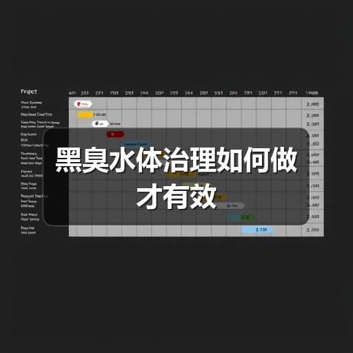 黑臭水体治理如何做才有效