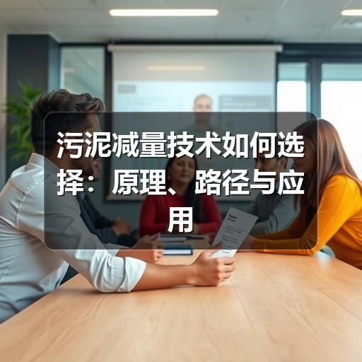 污泥减量技术如何选择:原理、路径与应用要点