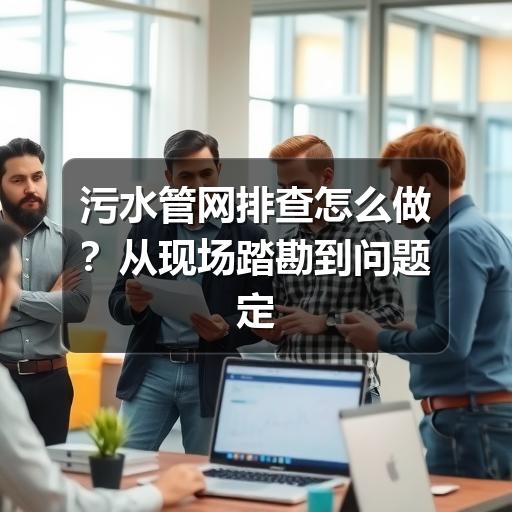 污水管网排查怎么做?从现场踏勘到问题定位的实用流程