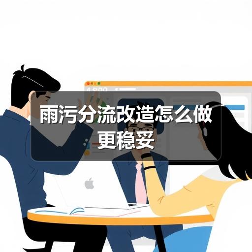雨污分流改造怎么做更稳妥