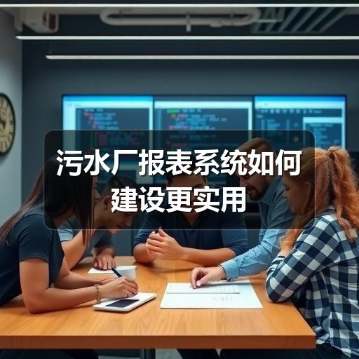 污水厂报表系统如何建设更实用