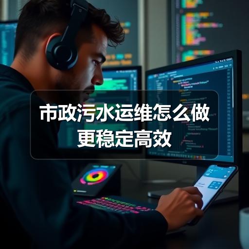 市政污水运维怎么做更稳定高效