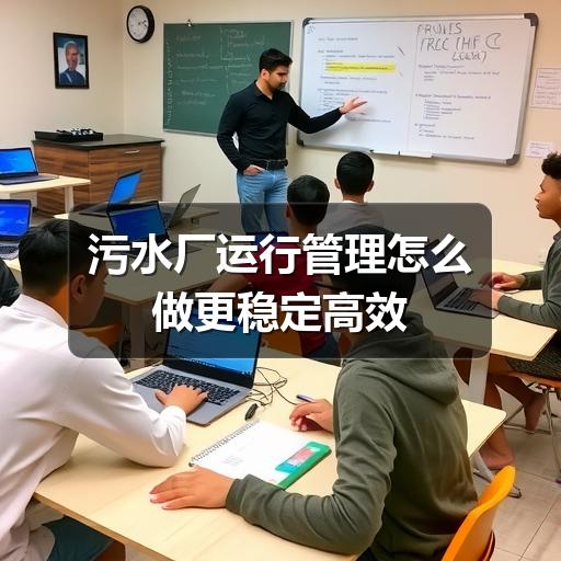 污水厂运行管理怎么做更稳定高效