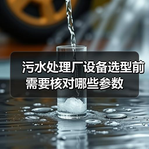 污水处理厂设备选型前需要核对哪些参数