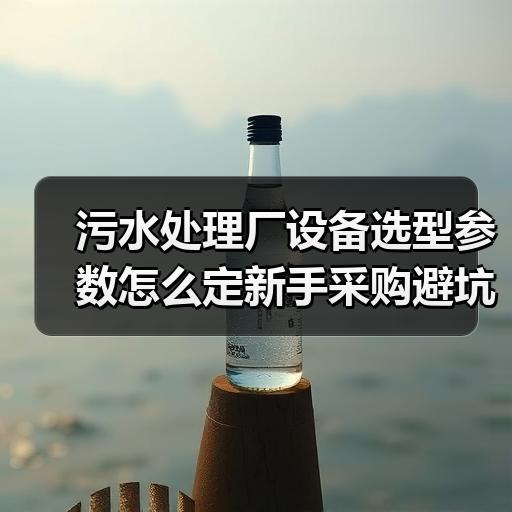 污水处理厂设备选型参数怎么定新手采购避坑指南