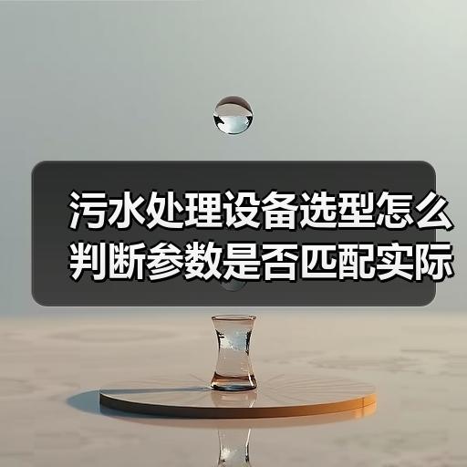 污水处理设备选型怎么判断参数是否匹配实际水量